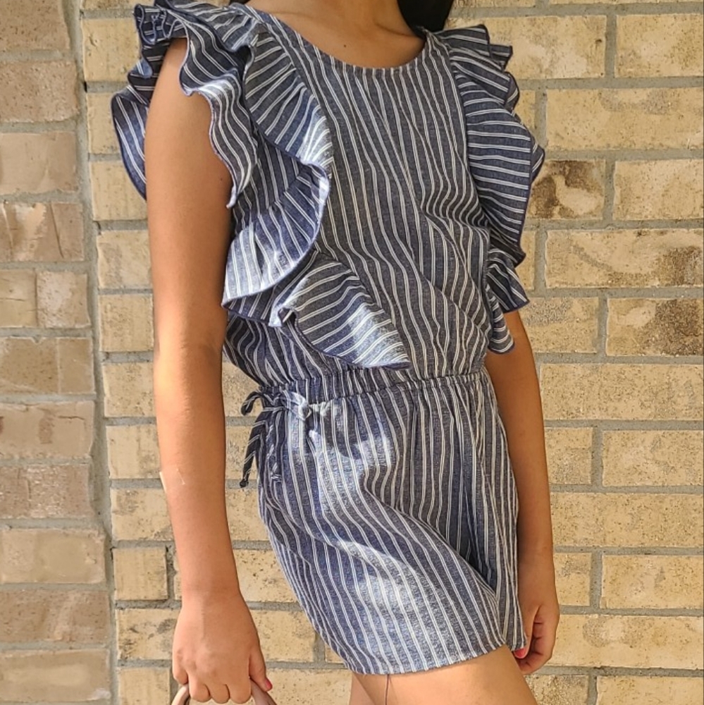 Pinstripe Romper